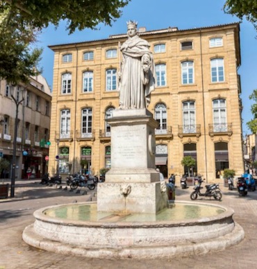 Roi Rene Fountain Aix-en-Provence