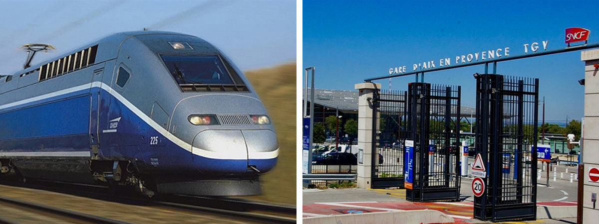 Aix-en-Provence TGV (Train à Grande Vitesse) in Aix-en-Provence